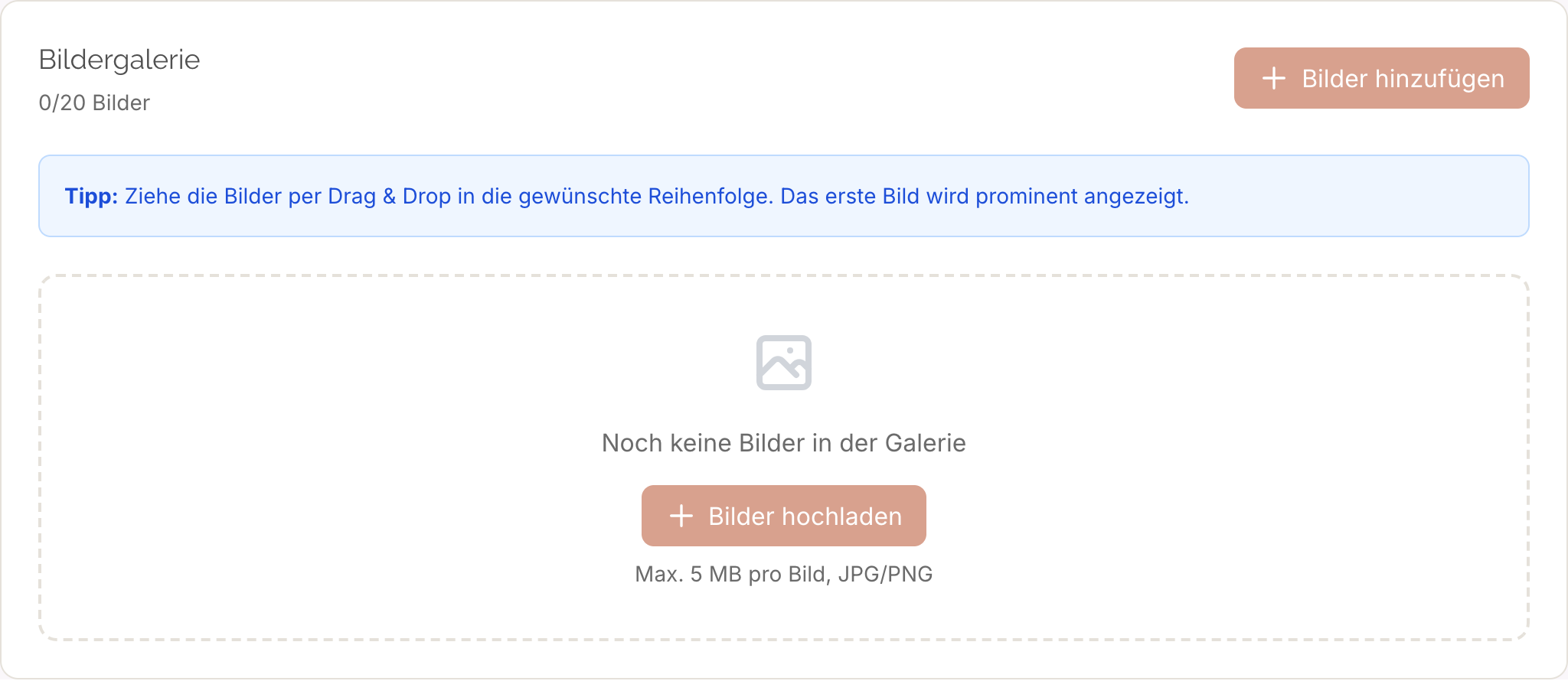 Bildergalerie mit mehreren Fotos