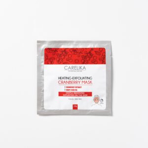 CARELIKA Wärmende Cranberry-Peeling-Maske mit Zeolith-Technologie