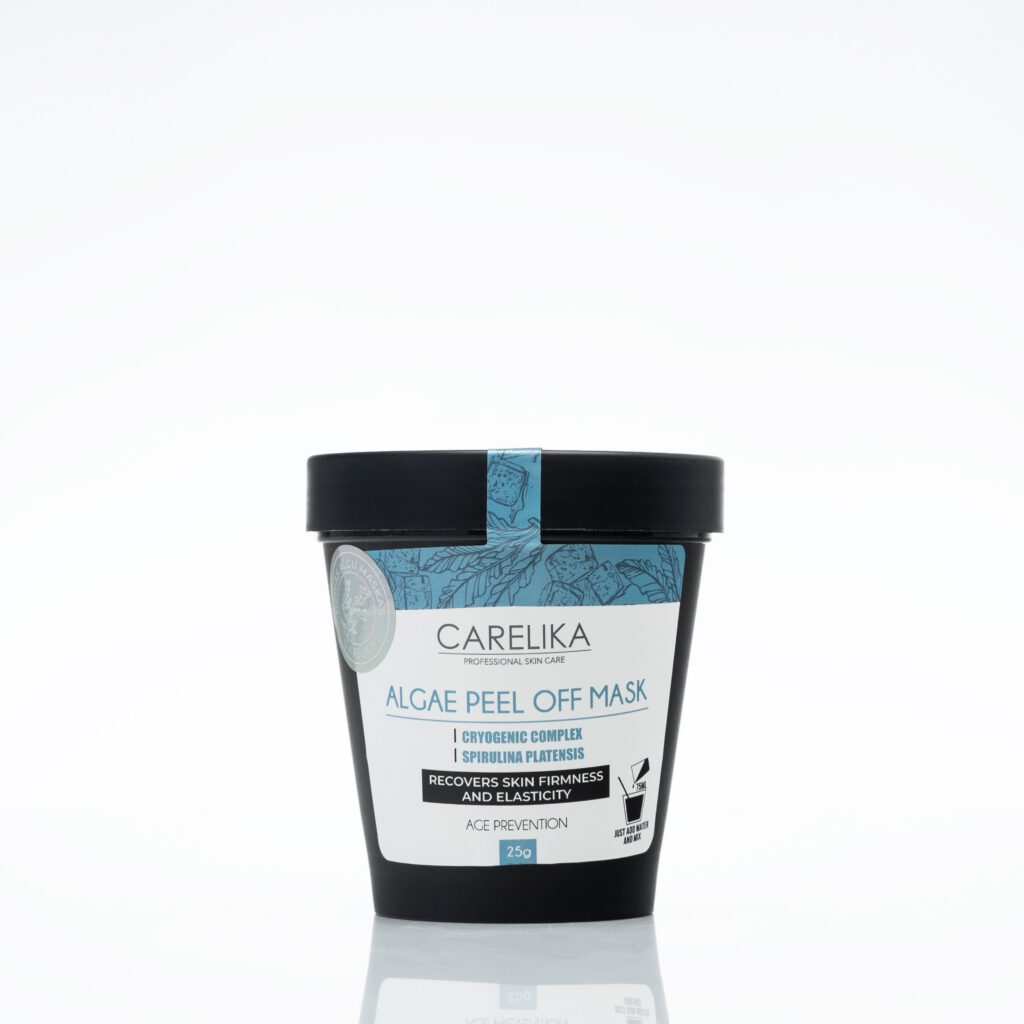 CARELIKA Algen Peel-Off Maske mit Kryogenem Komplex und Menthol-Kristallen