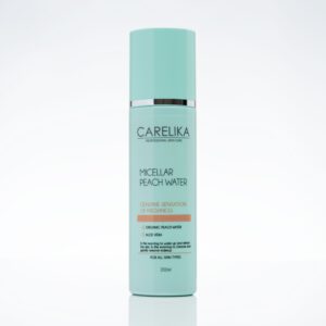 CARELIKA Mizellares Pfirsich-Reinigungswasser mit Antioxidantien