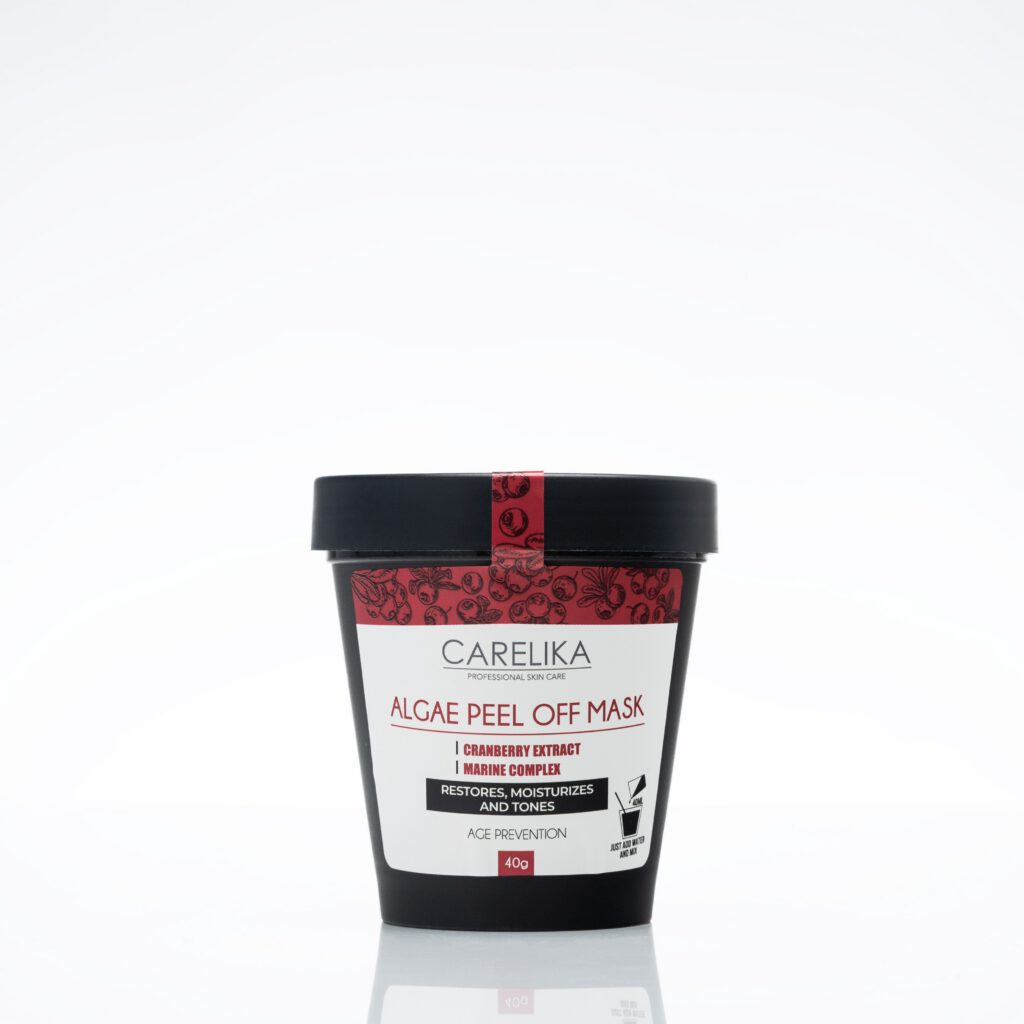 CARELIKA Algen Peel-Off Maske mit Cranberry-Extrakt und Glucose
