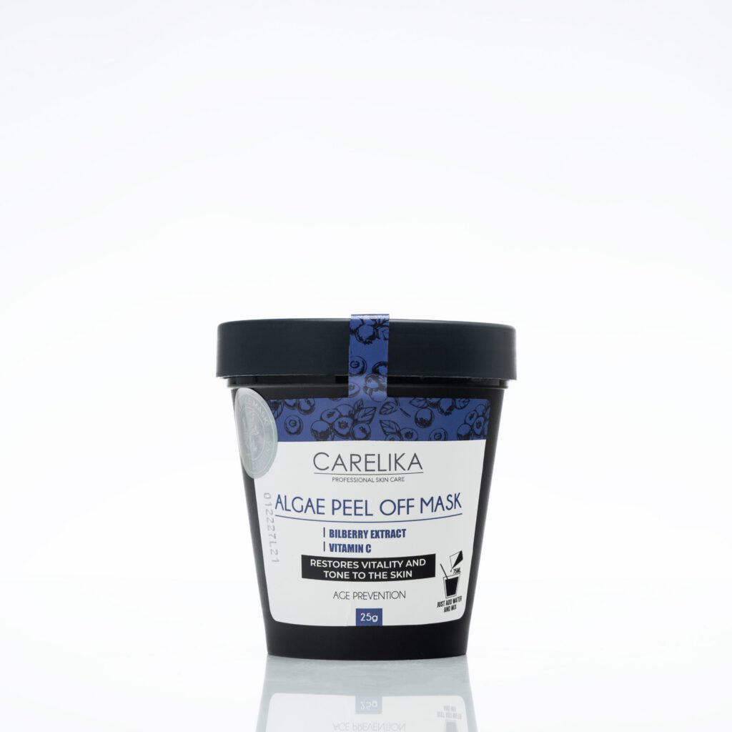 CARELIKA Algen Peel-Off Maske mit Heidelbeere und Vitamin C