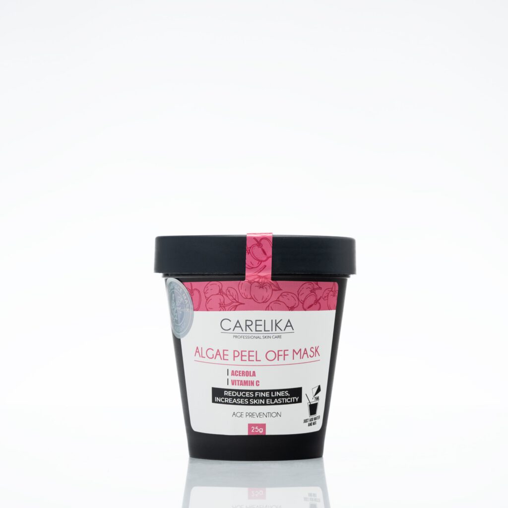 CARELIKA Algen Peel-Off Maske mit Acerola-Extrakt und Vitamin C