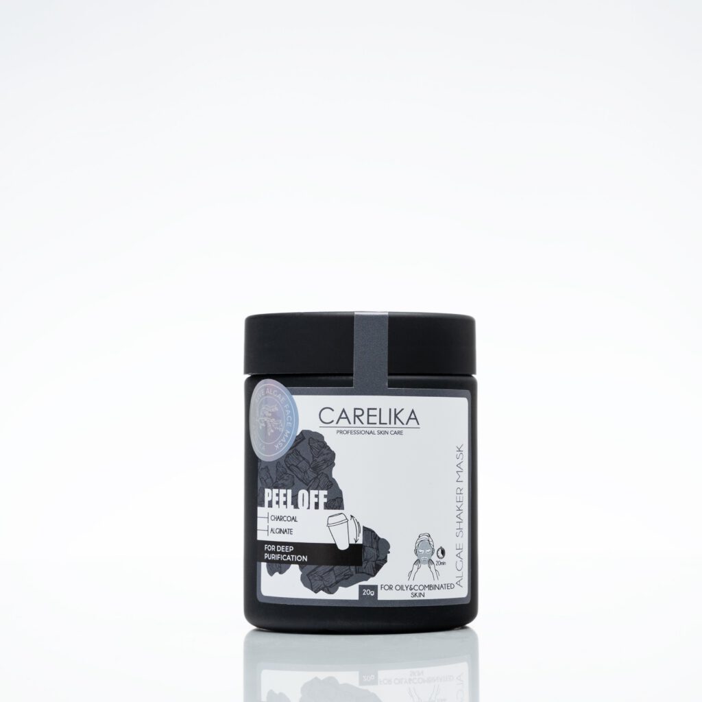CARELIKA Aktivkohle Shaker Peel-Off Maske mit Anti-Pollution-Komplex