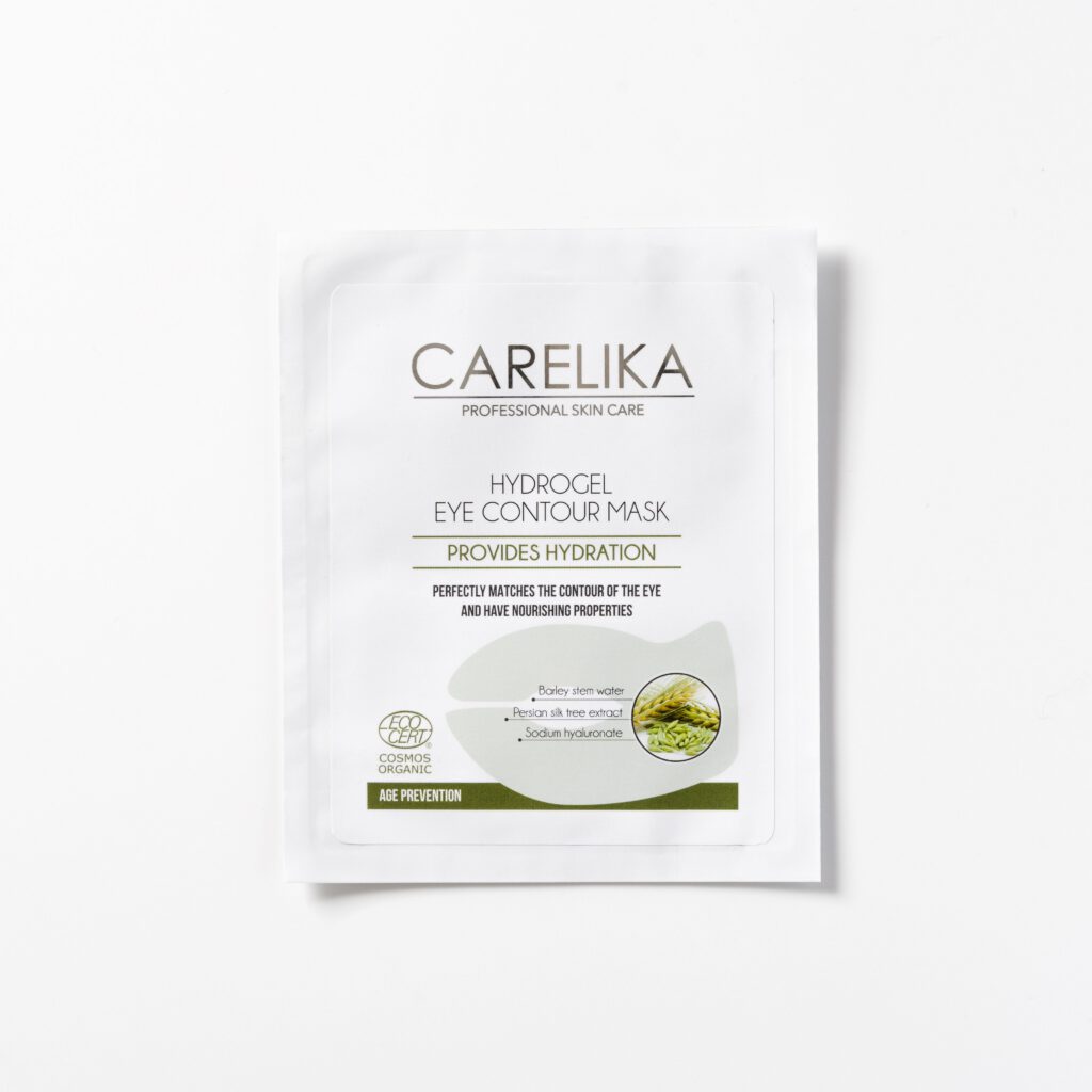 CARELIKA Hydrogel Anti-Aging Augenkontur-Maske mit Carrageen-Komplex