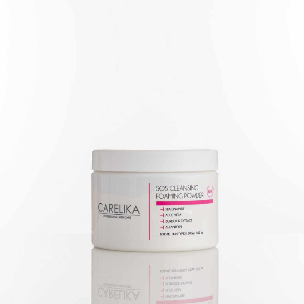 CARELIKA SOS Reinigungspuder Professional mit Niacinamid (Vitamin B3)