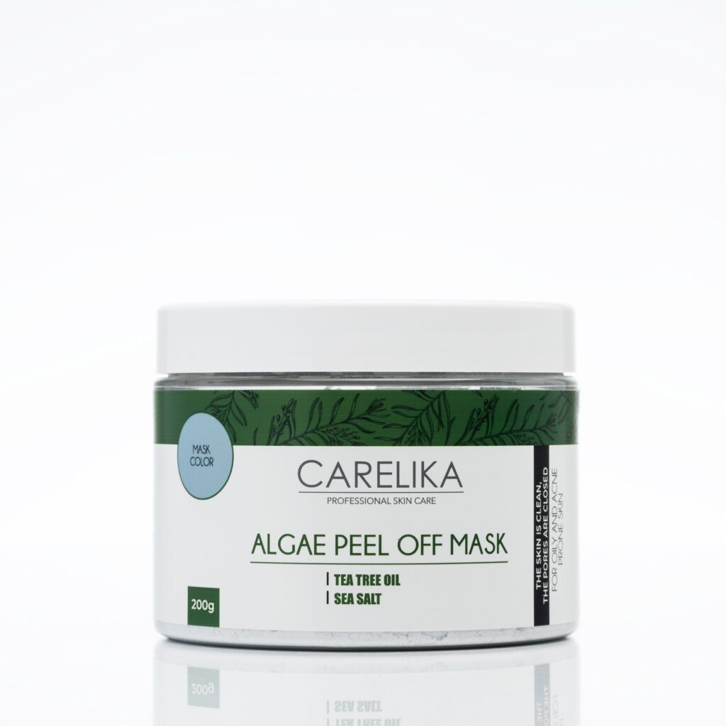 CARELIKA Algen Peel-Off Maske mit Teebaumöl Professional