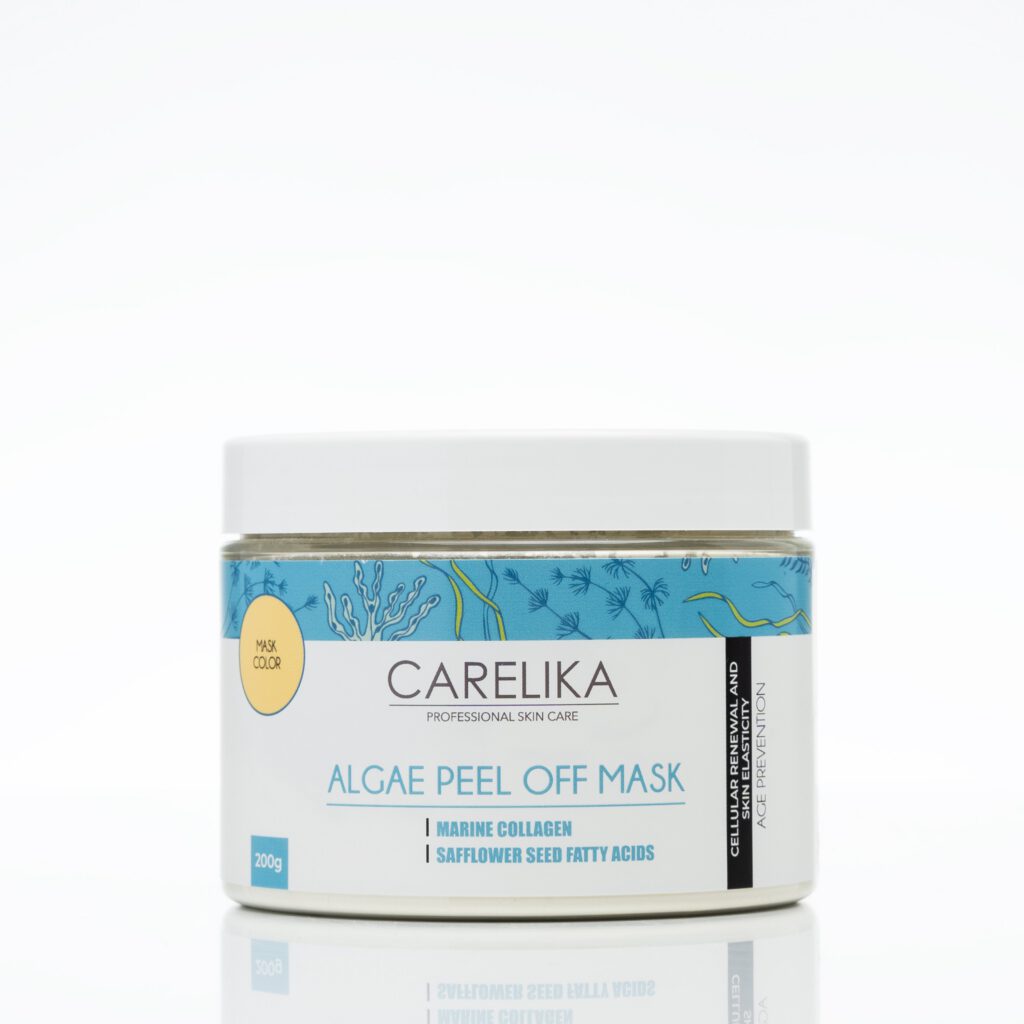 CARELIKA Algen Peel-Off Maske mit Marine-Kollagen Professional