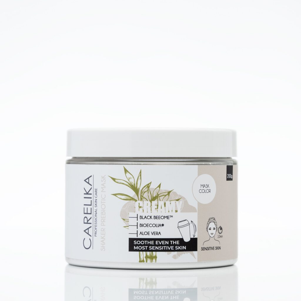CARELIKA Shaker Prebiotische Crememaske Black Beeome Professional mit Mikroflora-Komplex