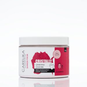 CARELIKA Prebiotische Kristallmaske Professional mit Rosenblüten und Anti-Aging-Komplex