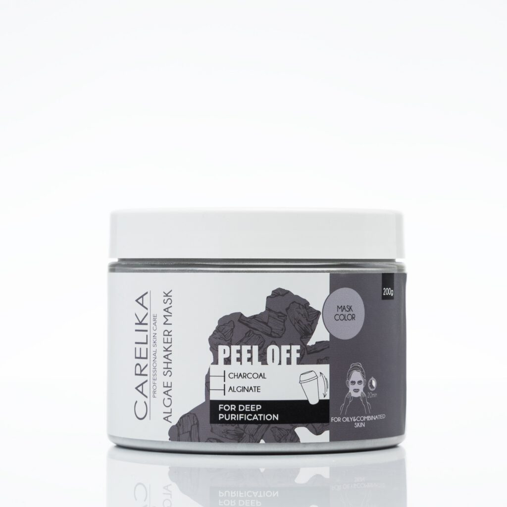 CARELIKA Aktivkohle Shaker Peel-Off Maske Professional mit Anti-Pollution-Komplex