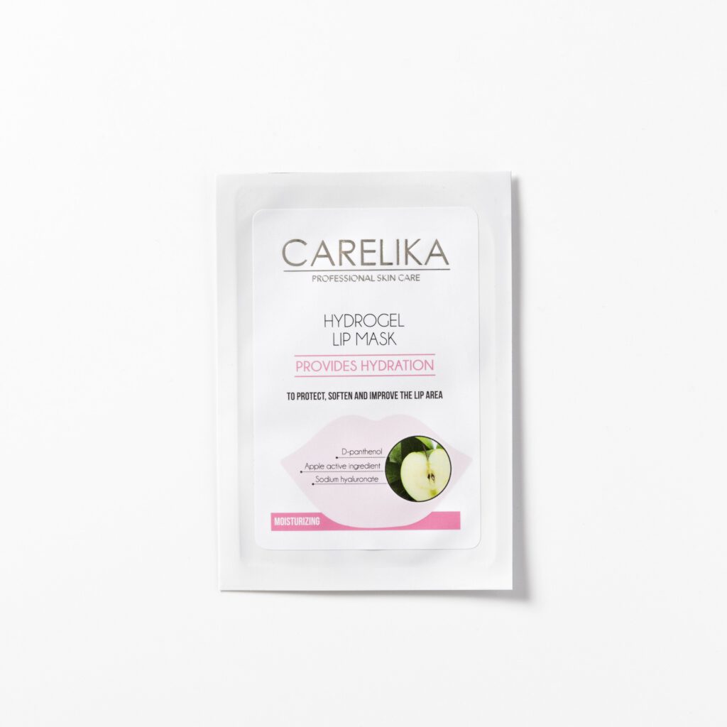 CARELIKA Hydrogel Feuchtigkeits-Lippenmaske mit Hyaluronsäure & Apfelstammzellen