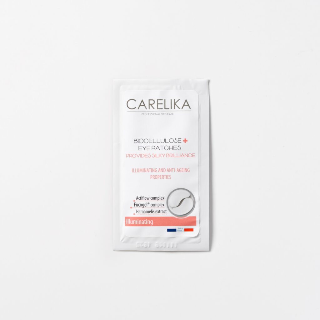 CARELIKA Biocellulose Illuminating Augenpads mit Hamamelis-Extrakt