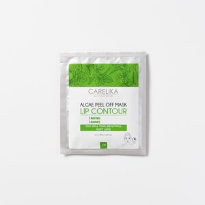 CARELIKA Algen Peel-Off Lippenkontur-Maske mit Meereskollagen und Chitosan