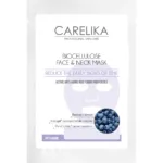 CARELIKA Biocellulose Gesichts- und Halsmaske mit Heidelbeer-Extrakt und PhytoCellTec™
