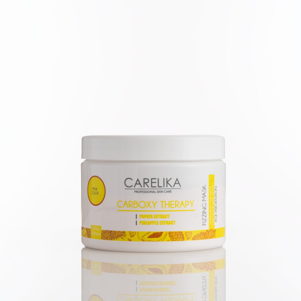 CARELIKA Carboxy Therapy Professional Schaum-Maske mit Papaya- und Ananas-Enzymen