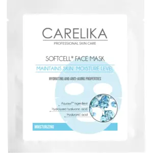 CARELIKA Softcell Gesichtsmaske mit Hyaluronsäure und AQUAXYL™