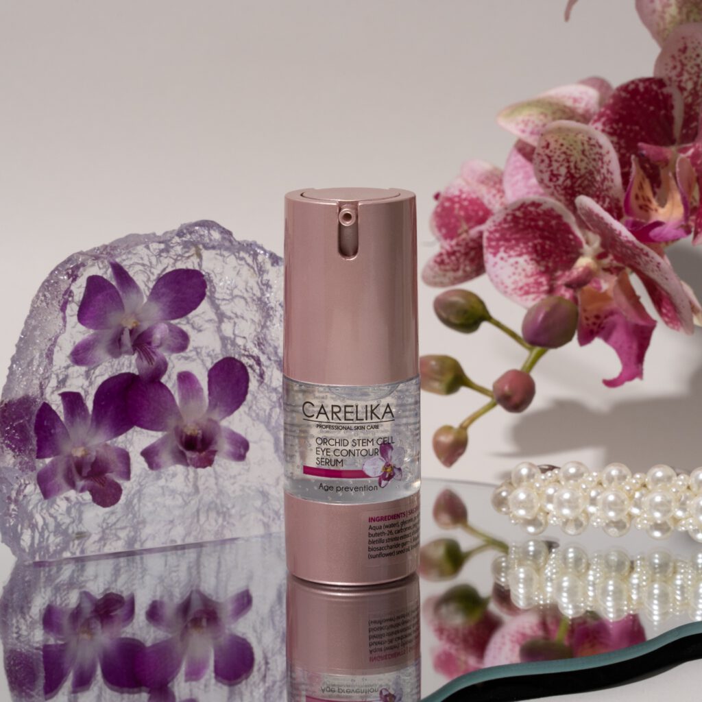 CARELIKA Orchideen-Stammzellen Augenkonturen-Serum mit Fucogel®